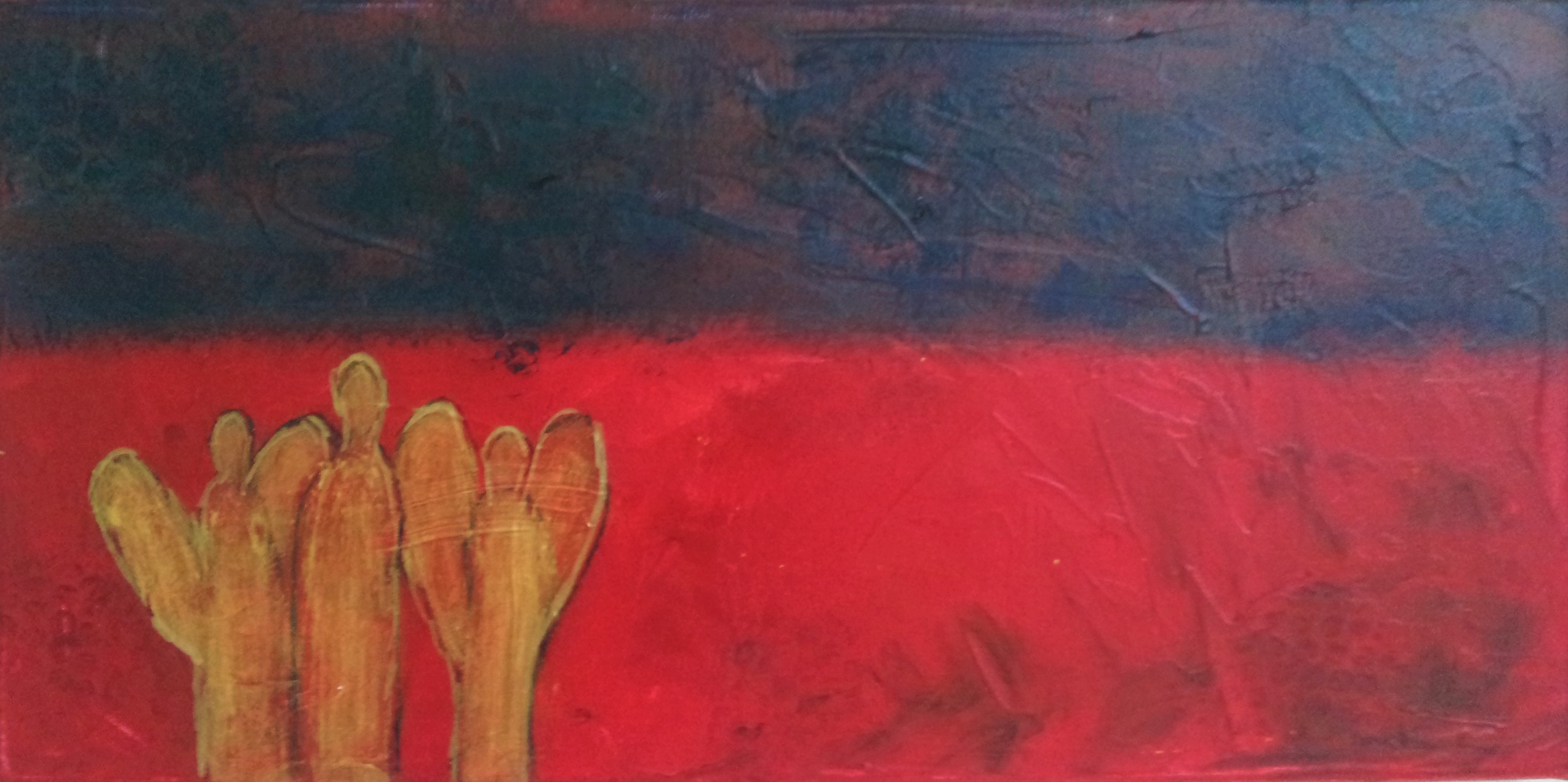 Engelschar - 20x40cm